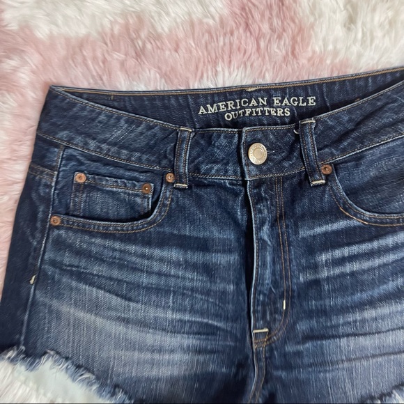 American Eagle Hi Rise Festival Cut Off Shorts Women's Size 6 - Picture 2 of 5